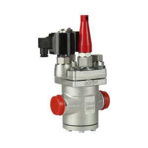 Two-Step Gas-Powered Solenoid Valve